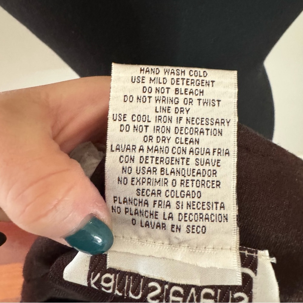 Mod Karin Stevens Brown Button Collar Dress - Picture 7 of 8